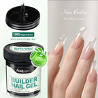 Nailpop Milky Smooth Builder Gel – UV Hard Gel Strengthener, 30g/100g