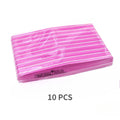 2 5 10PCS Professional Double Sided Nail File Block Sponge Nail Buffer Sanding Polishing Pedicure Manicure Kit