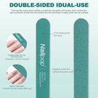 NAILPOP Professional Nail Files – 100/180 Grit Double-Sided Buffer Set