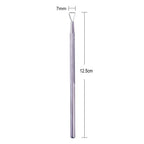 Stainless Steel Triangle Stick Rod Pusher – Cuticle Peeler & Gel Polish Remover