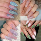 8-Piece Holographic Nail Glitter Powder Set – Chromatic Reflective Mirror Dust