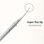 Ouriner Curved Tip Thin Blade Cuticle Scissors – Stainless Steel Trimmer