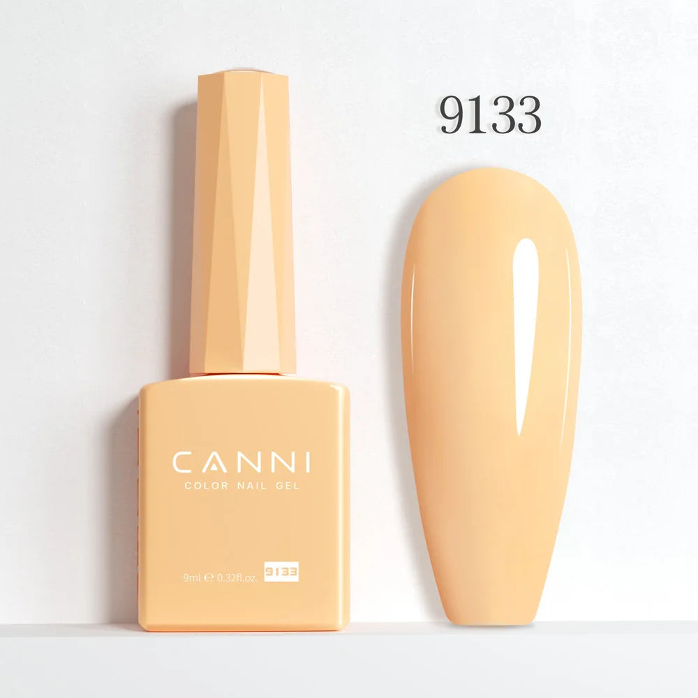 CANNI 9ml Gel Nail Polish 144Colors HEMA/TPO FREE Gorgeous Color Full Coverage Soak Off UV LED Semi Permanent Gel Varnish  Nails