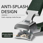 Stainless Steel Nail Clipper with Anti-Splash Cover – Sharp Trimmer, Concave Blade