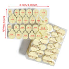 Clear Jelly Gel Pad Double-Sided Nail Tape – Strong Hold Press-On Adhesive, 240pcs