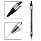 Acrylic Handle Nail Rhinestone Picker – Dual-End Wax Dotting Pen