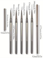 FUMOSIK Nail Art Liner Brushes – Hand-Painted Drawing Pens for Acrylic & UV Gel