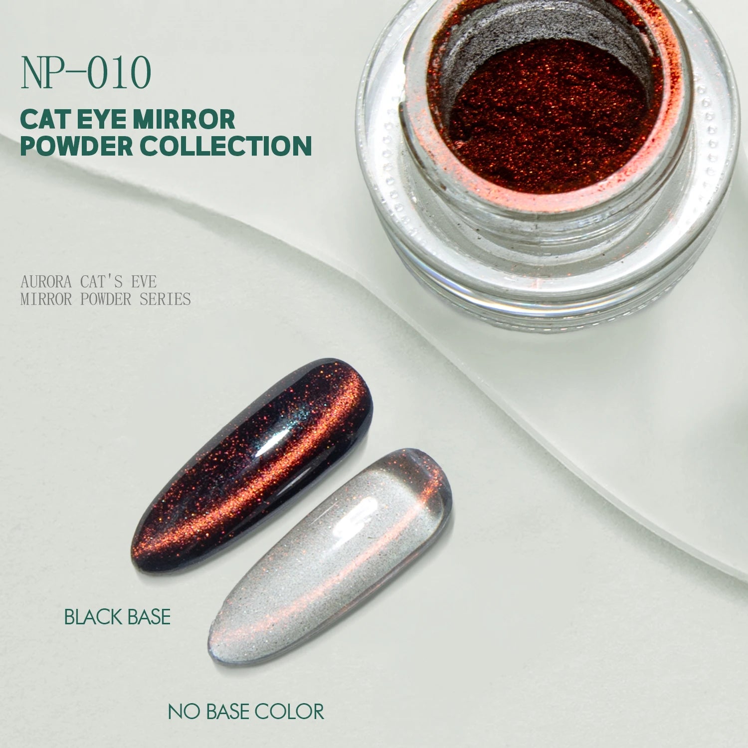 Nailpop  Metallic Cat Eye Nail Powder 10 Colors Magnetic Changing Glitter DIY Nail Art Decoration Glitter Nail Accessories 0.3g
