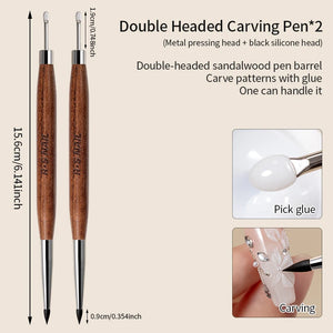 2PCS Carving Gel
