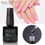 NAILCO Transparent Velvet Top Coat – Matte & Blooming Gel Range, No-Wipe