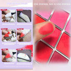 9-Color Gradient Glitter Nail Powder Palette – Magic Mirror Pigment Set