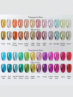Saviland 28-Piece Chrome Nail Powder Set – Metallic Mirror & Holographic Pigments
