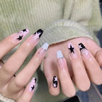Water Transfer Nail Stickers – Summer Inscription & Ribbon Decals