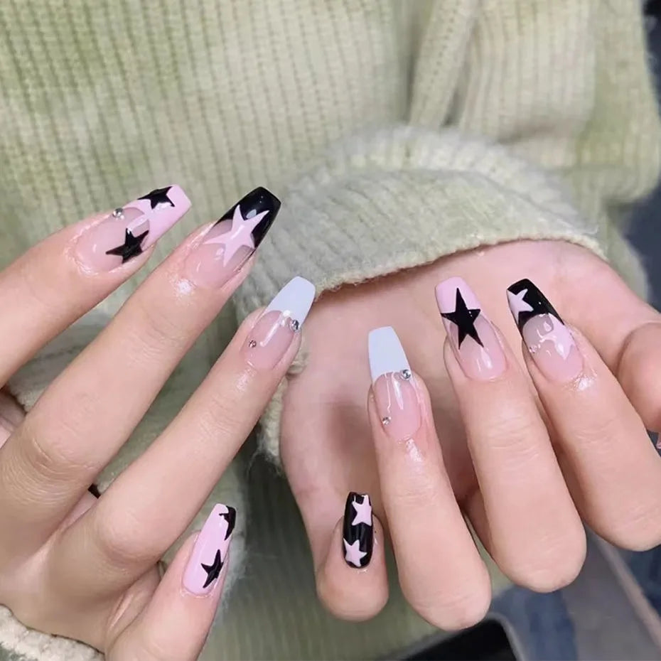 Water Transfer Nail Stickers – Summer Inscription & Ribbon Decals
