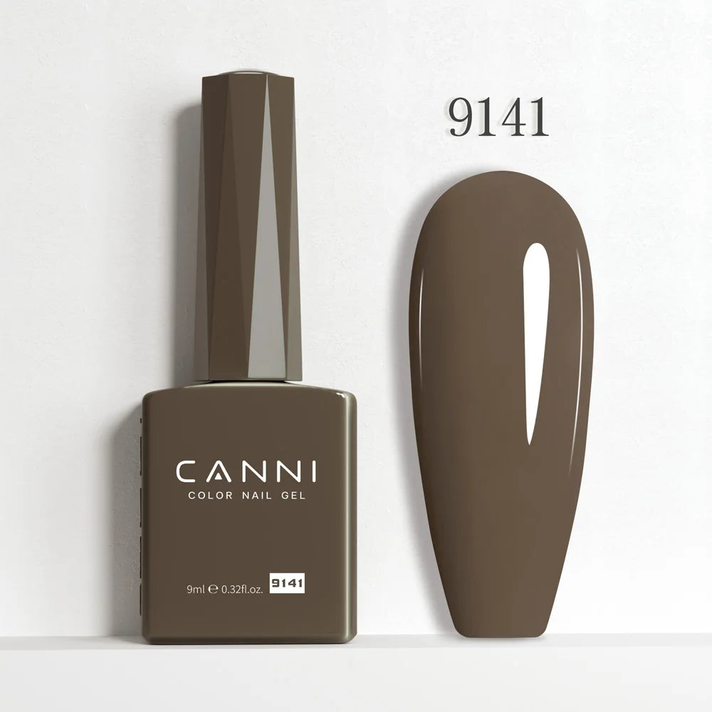 CANNI 9ml Gel Nail Polish 144Colors HEMA/TPO FREE Gorgeous Color Full Coverage Soak Off UV LED Semi Permanent Gel Varnish  Nails