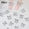 Gradient Gummy Bear Nail Charms – Y2K Kawaii Resin Candy Design, 50 Pieces