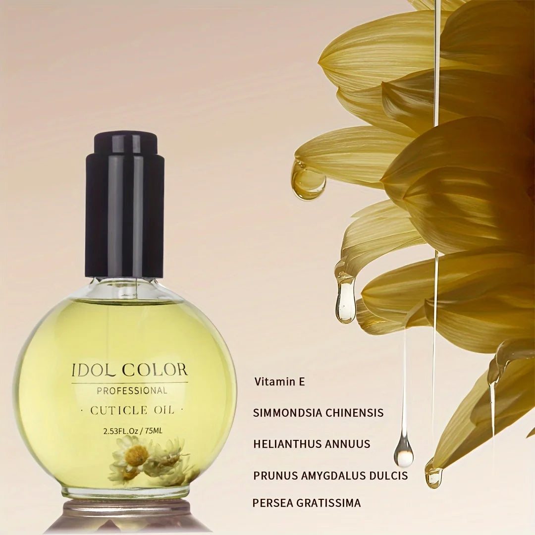 IDOL COLOR Cuticle Oil – 2.56 FL Oz Spa Treatment for Stronger Nails