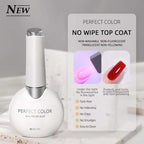 PERFECT COLOR Non-Stick Matte Top Coat – Anti-Stick No-Wipe Velvet Finish