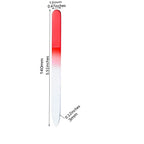 Professional Gradient Glass Nail Files – Double-Sided Set of 5