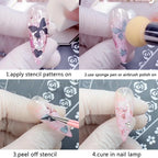 Geometric French Nail Guide Stickers – Curve & Straight Striping Tape, 2–20 Sheets
