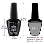 NAILCO Top Coat, Base Coat & Primer – Semi-Permanent Gel Nail Polish System
