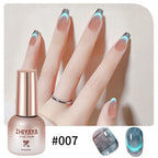 Reflective Rainbow Magnetic Gel Nail Polish – Dynamic Cat Eye Effect