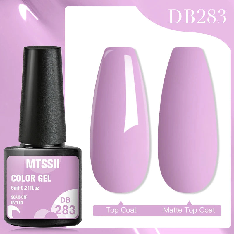 Mtssii Glitter Sequins Gel Nail Polish – Sparkling Soak-Off UV/LED Gel