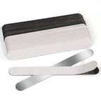 Straight Stick Replacement Nail Art Files – Metal Handle, 100/180/240 Grit