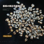 Mini Pink Nail Rhinestones – Teardrop & Horse-Eye Shape Charms, 100 Pieces