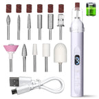 2-in-1 Nail File & UV/LED Curing Pen – Rechargeable Portable Drill and Lamp