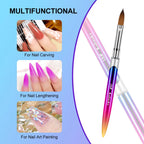 Kolinsky Nail Brush – 3D Acrylic Carving & Gel Liner Drawing Pen