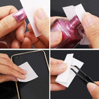 Lint-Free Cotton Nail Wipes – Gel & Acrylic Polish Remover Pads