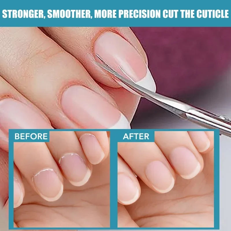 vvocci Curved Tip Cuticle Scissors – Stainless Steel Dead Skin Remover
