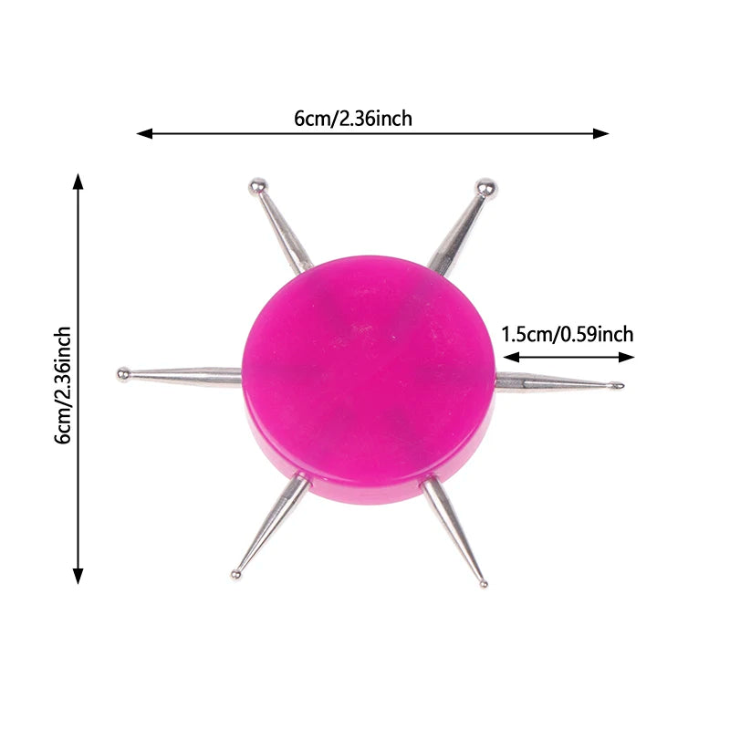 JCSYFAC 6-in-1 Circular Nail Dotting Tool – Acrylic Dot Painting Pen