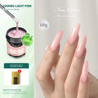 Nailpop Milky Smooth Builder Gel – UV Hard Gel Strengthener, 30g/100g