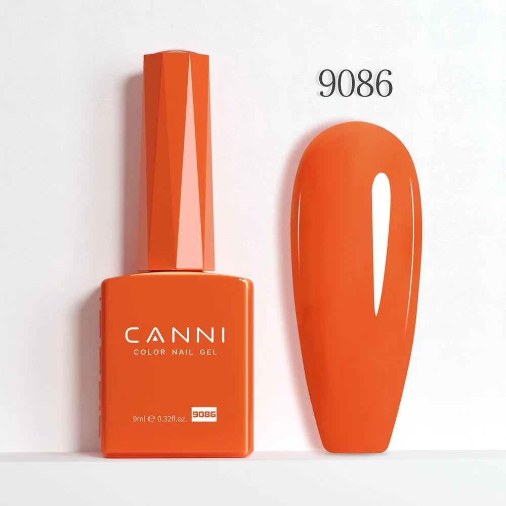 CANNI 9ml Gel Nail Polish 144Colors HEMA/TPO FREE Gorgeous Color Full Coverage Soak Off UV LED Semi Permanent Gel Varnish  Nails