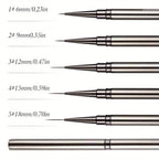 FUMOSIK Nail Art Liner Brushes – Hand-Painted Drawing Pens for Acrylic & UV Gel