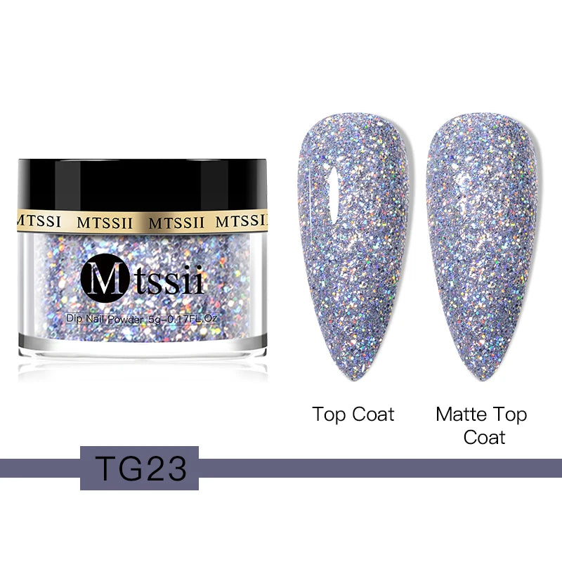 Mtssii 5g/10g Dipping Nail Powder Natural Dry For Manicure Nails Accessories No Need Lamp Cure Acrylic Powder Dipping System