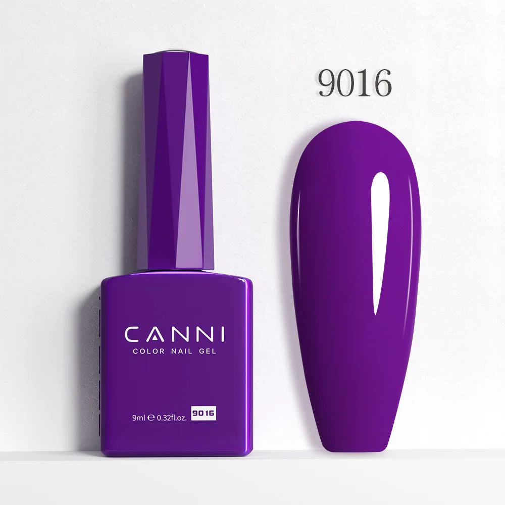 9ml CANNI Venalisa Hema Free Semi Permanent Nail Gel Polish Full Coverage Color Gel Varnish Long Lasting Diamond Tempered Top