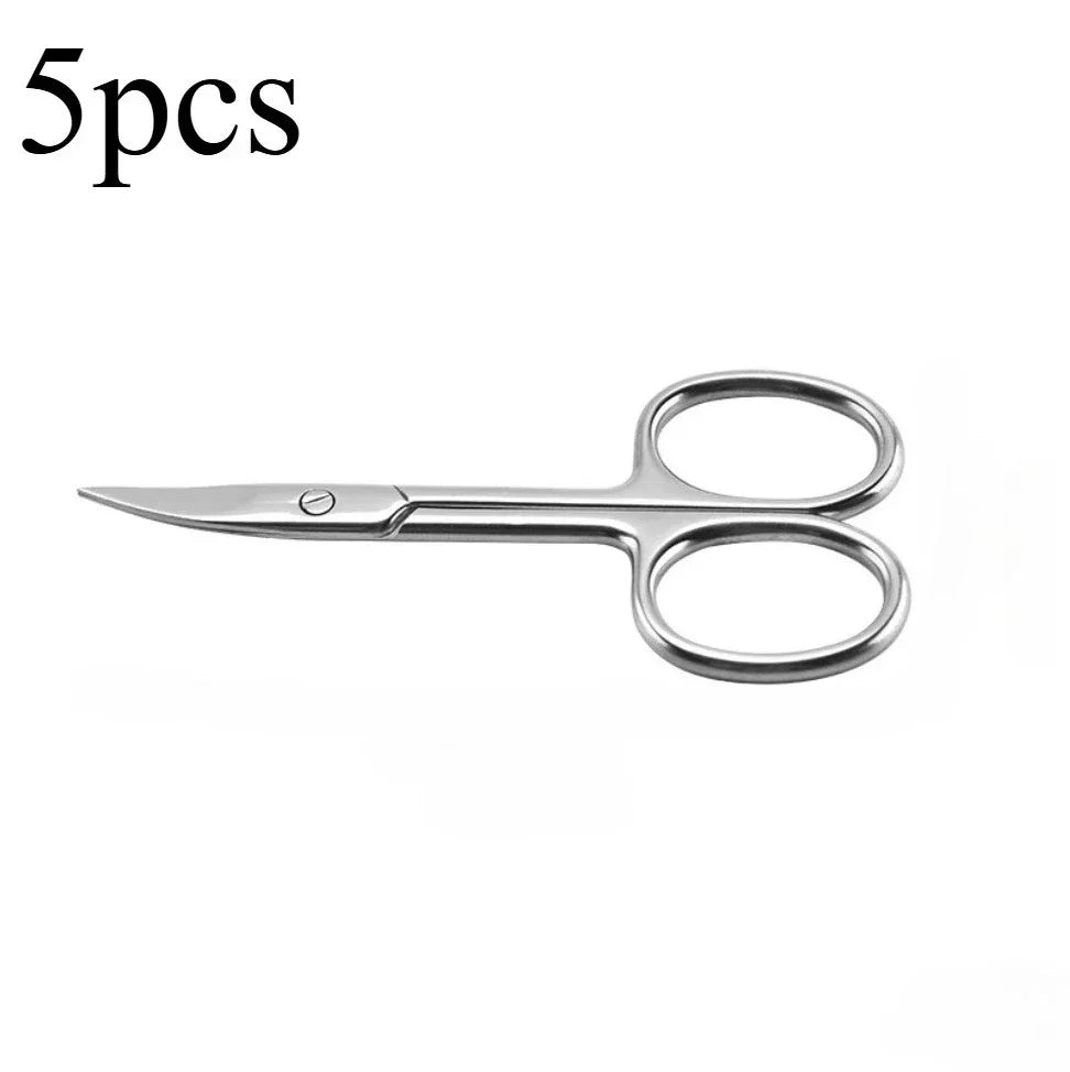 Multi-Function Cuticle Scissors – Stainless Steel Curved Tip Trimmer