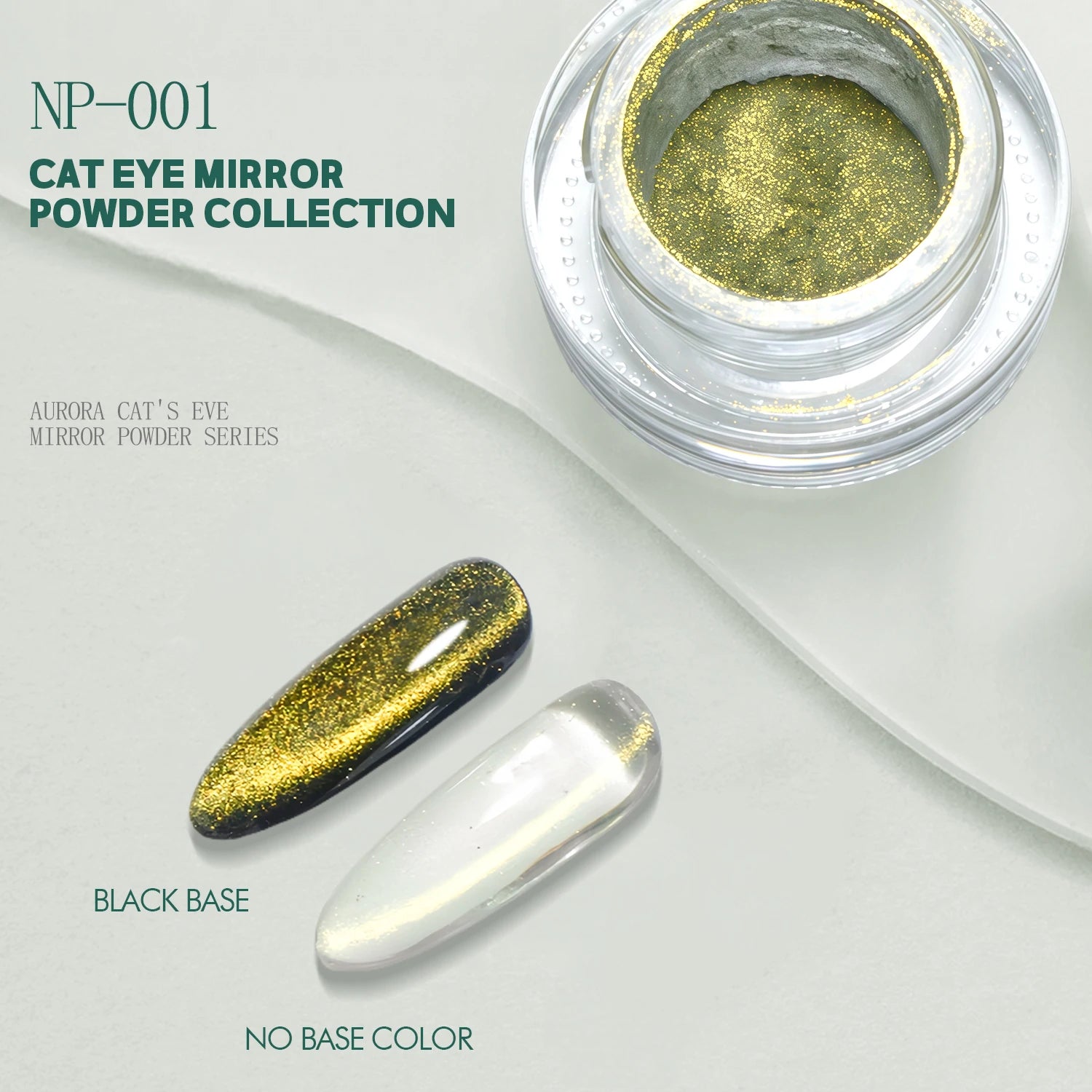 Nailpop  Metallic Cat Eye Nail Powder 10 Colors Magnetic Changing Glitter DIY Nail Art Decoration Glitter Nail Accessories 0.3g