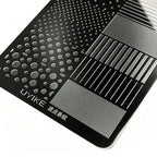 Polka Dot & Line Stripes Nail Stamping Plate – Multi-Size Pattern Template