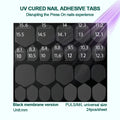 Nailpop UV Cured Nail Adhesive Tabs – Super Sticky Jelly Glue Tabs, 240pcs