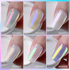 NICOLE DIARY Aurora Nail Powder – Pearlescent Rubbing Dust Pigment