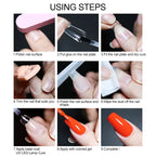 Soft Gel False Nail Extension Tips – Coffin, Almond & Oval, 120-550 Pieces