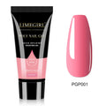 LIMEGIRL Camouflage UV Builder Poly Gel – Soak-Off Nail Extension Gel, 24 Colors, 30ml