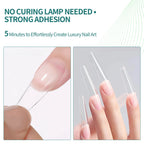Nailpop Instant Press & Remove Nail Glue Kit – Hypoallergenic, No UV Lamp Needed