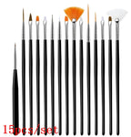 Premium Nail Art Liner Brush Set – 5 Ultra-Fine Detailing Pens, 6-26mm