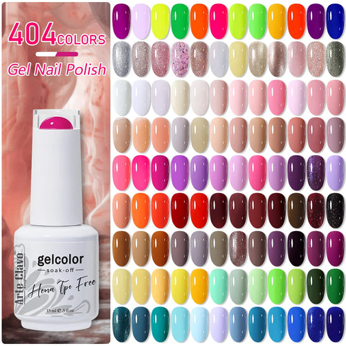 Arte Clavo Gel Nail Polish – 404 Colors, Wholesale Soak-Off UV/LED Gel