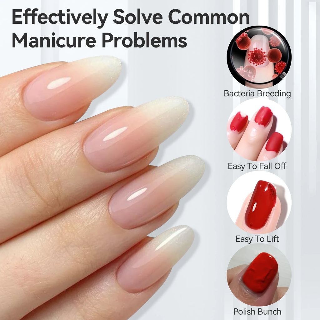 BORN PRETTY 15ml Nail Prep Dehydrator Acid Free Bond Primer Kit Natural Base Coat For Acrylic UV Gel Nails Professional Manicure